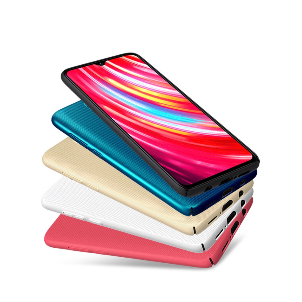 Pokrowiec Nillkin Super Frosted Shield czarny Xiaomi Redmi Note 8 Pro / 6