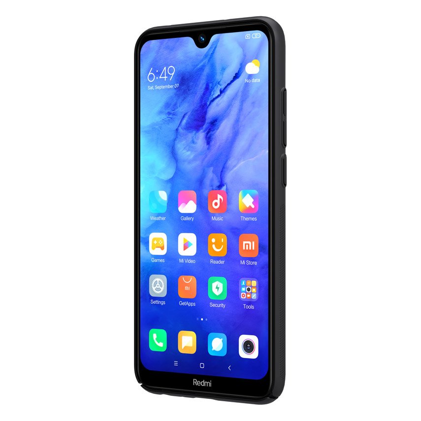 Pokrowiec Nillkin Super Frosted Shield czarny Xiaomi Redmi Note 8T / 4