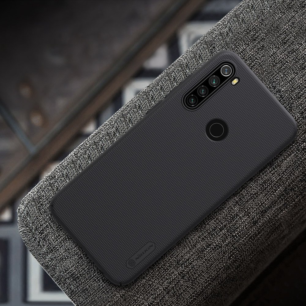 Pokrowiec Nillkin Super Frosted Shield czarny Xiaomi Redmi Note 8T / 7