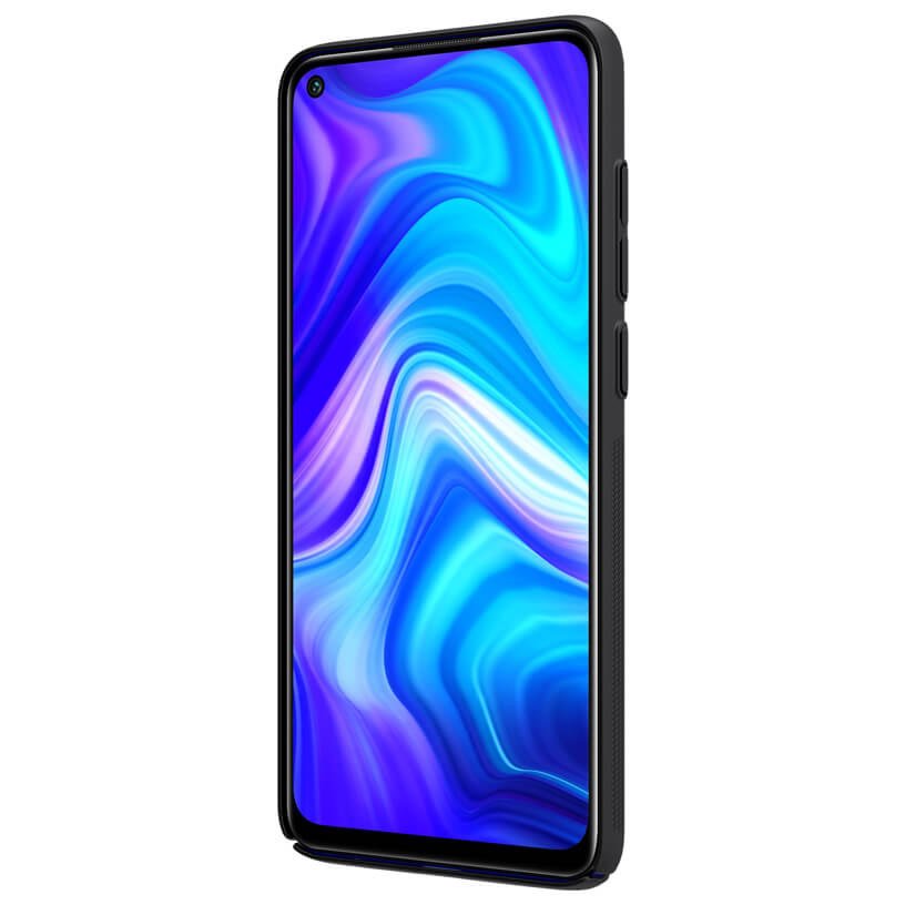 Pokrowiec Nillkin Super Frosted Shield czarny Xiaomi Redmi Note 9 / 2