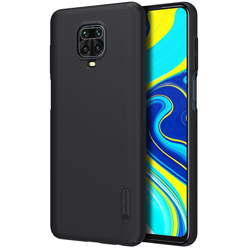 Pokrowiec Nillkin Super Frosted Shield czarny Xiaomi Redmi Note 9 Pro / 5