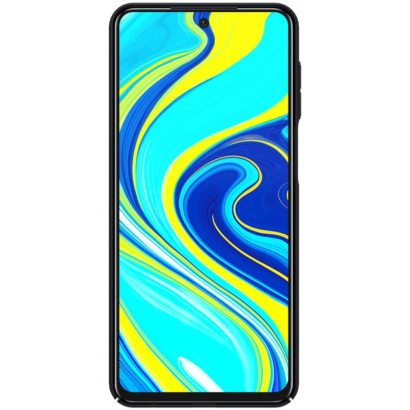 Pokrowiec Nillkin Super Frosted Shield czarny Xiaomi Redmi Note 9 Pro Max / 2 Pokrowiec Nillkin Super Frosted Shield czarny Xiaomi Redmi Note 9 Pro Max / 2