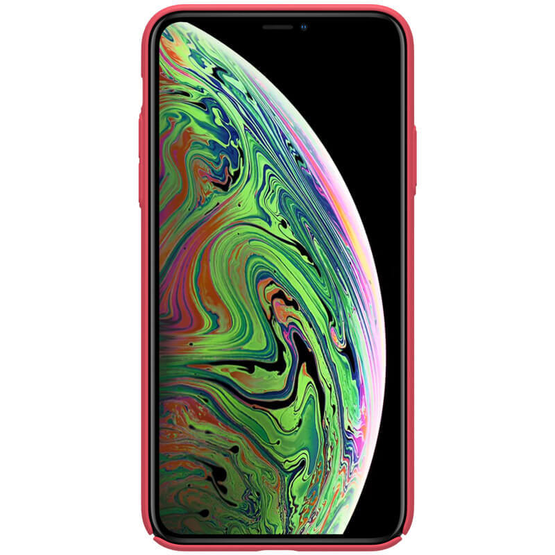 Pokrowiec Nillkin Super Frosted Shield czerwony Apple iPhone 11 Pro Max / 2 Pokrowiec Nillkin Super Frosted Shield czerwony Apple iPhone 11 Pro Max / 2