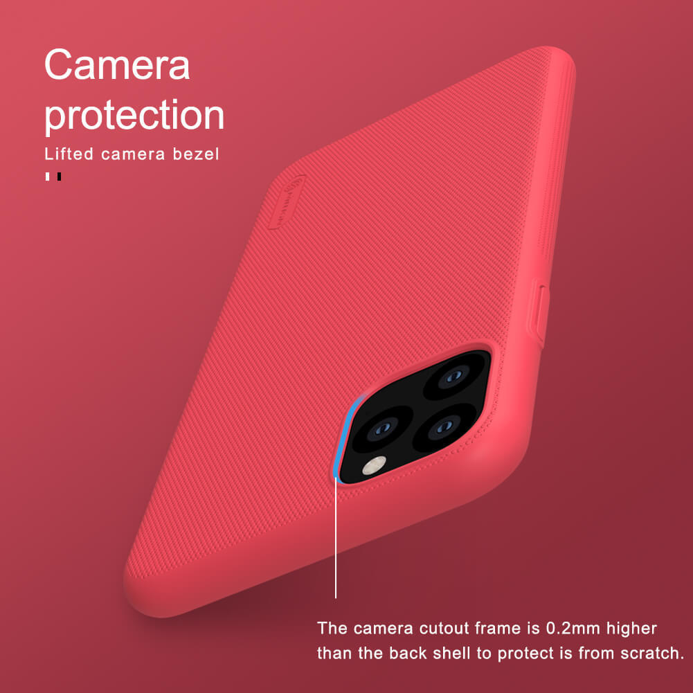 Pokrowiec Nillkin Super Frosted Shield czerwony Apple iPhone 11 Pro / 11