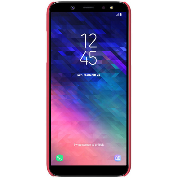 Pokrowiec Nillkin Super Frosted Shield czerwony Samsung Galaxy A6 (2018) / 2 Pokrowiec Nillkin Super Frosted Shield czerwony Samsung Galaxy A6 (2018) / 2