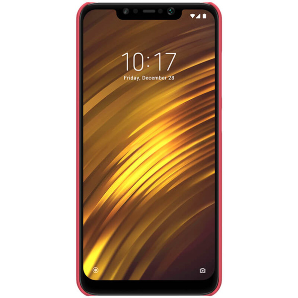 Pokrowiec Nillkin Super Frosted Shield czerwony Xiaomi Pocophone F1 / 2