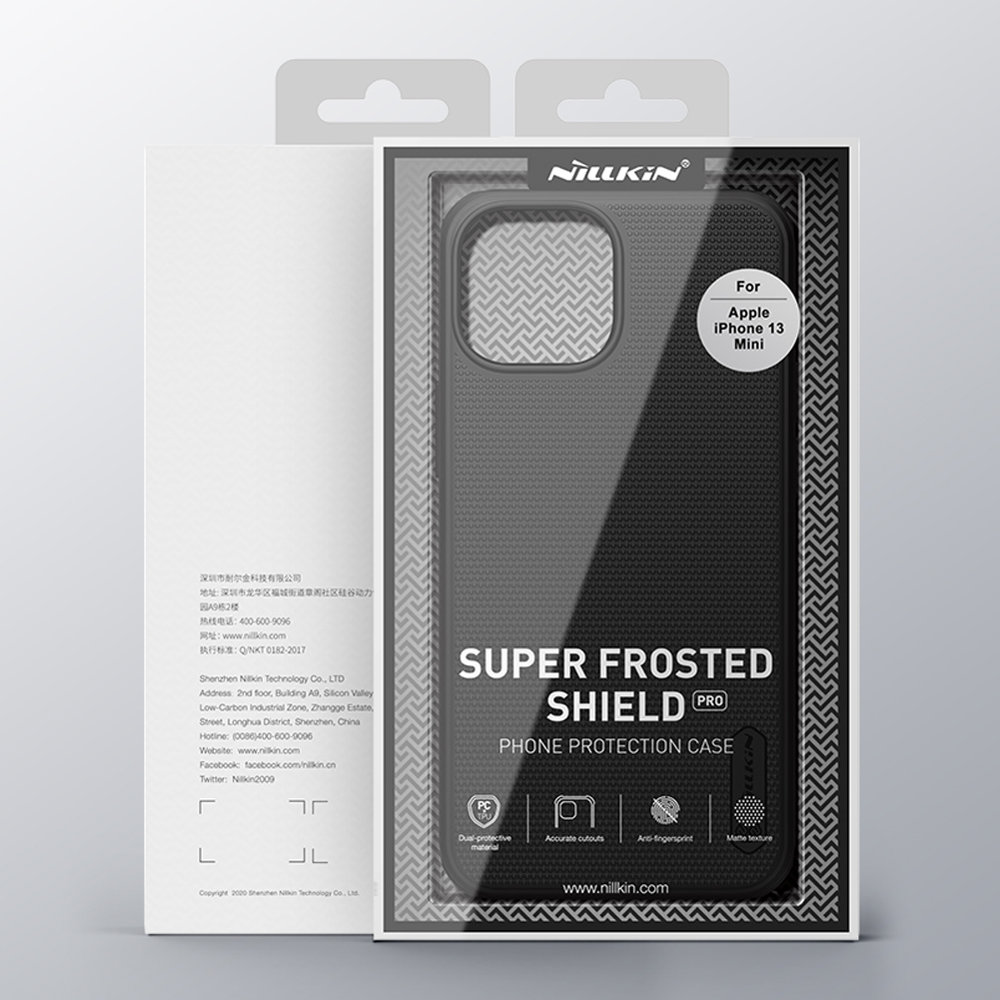 Pokrowiec Nillkin Super Frosted Shield niebieski Apple iPhone 13 Mini / 5