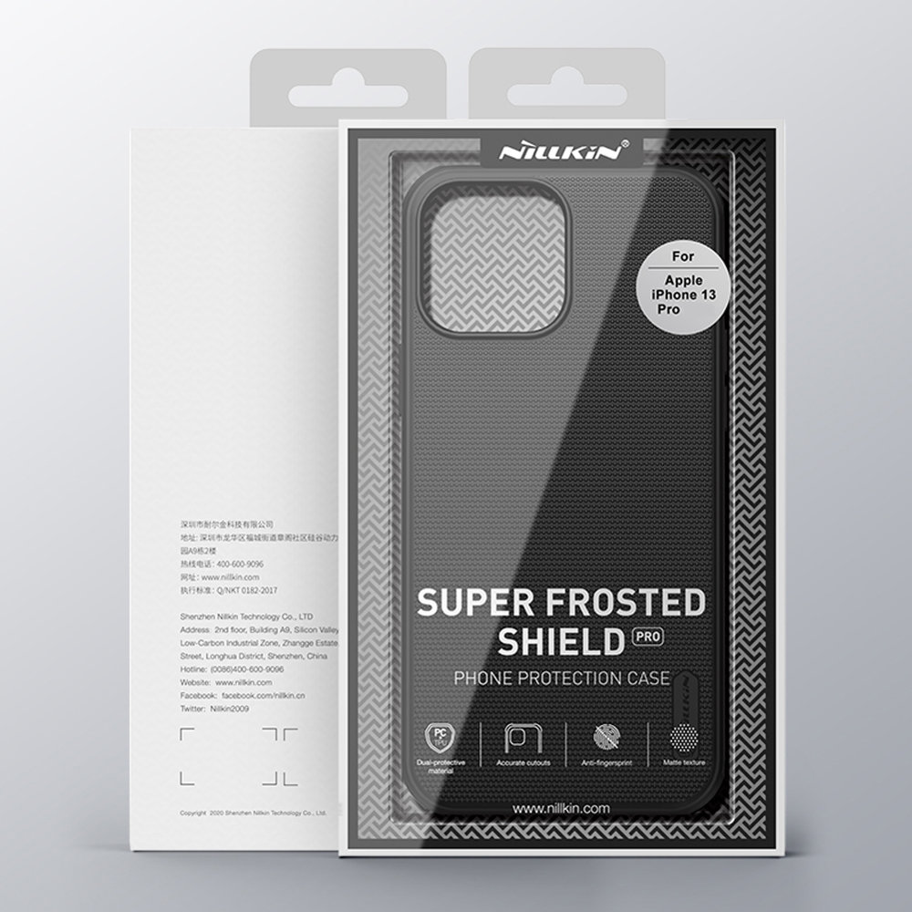 Pokrowiec Nillkin Super Frosted Shield niebieski Apple iPhone 13 Pro / 5