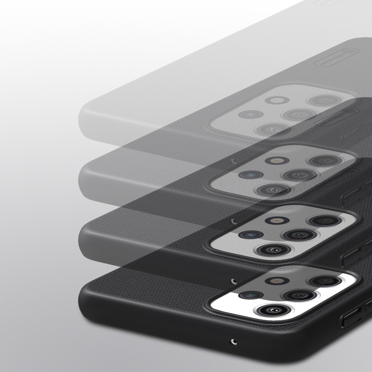 Pokrowiec Nillkin Super Frosted Shield niebieski Samsung Galaxy A33 5G / 12 Pokrowiec Nillkin Super Frosted Shield niebieski Samsung Galaxy A33 5G / 12