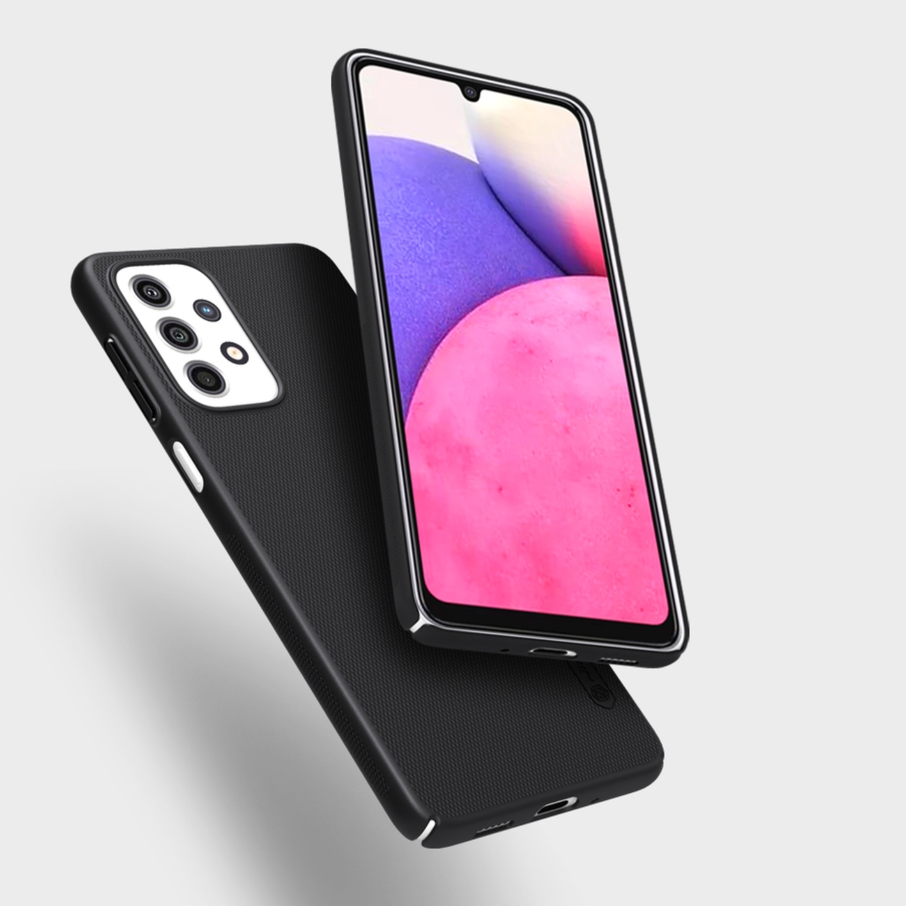 Pokrowiec Nillkin Super Frosted Shield niebieski Samsung Galaxy A33 5G / 7 Pokrowiec Nillkin Super Frosted Shield niebieski Samsung Galaxy A33 5G / 7