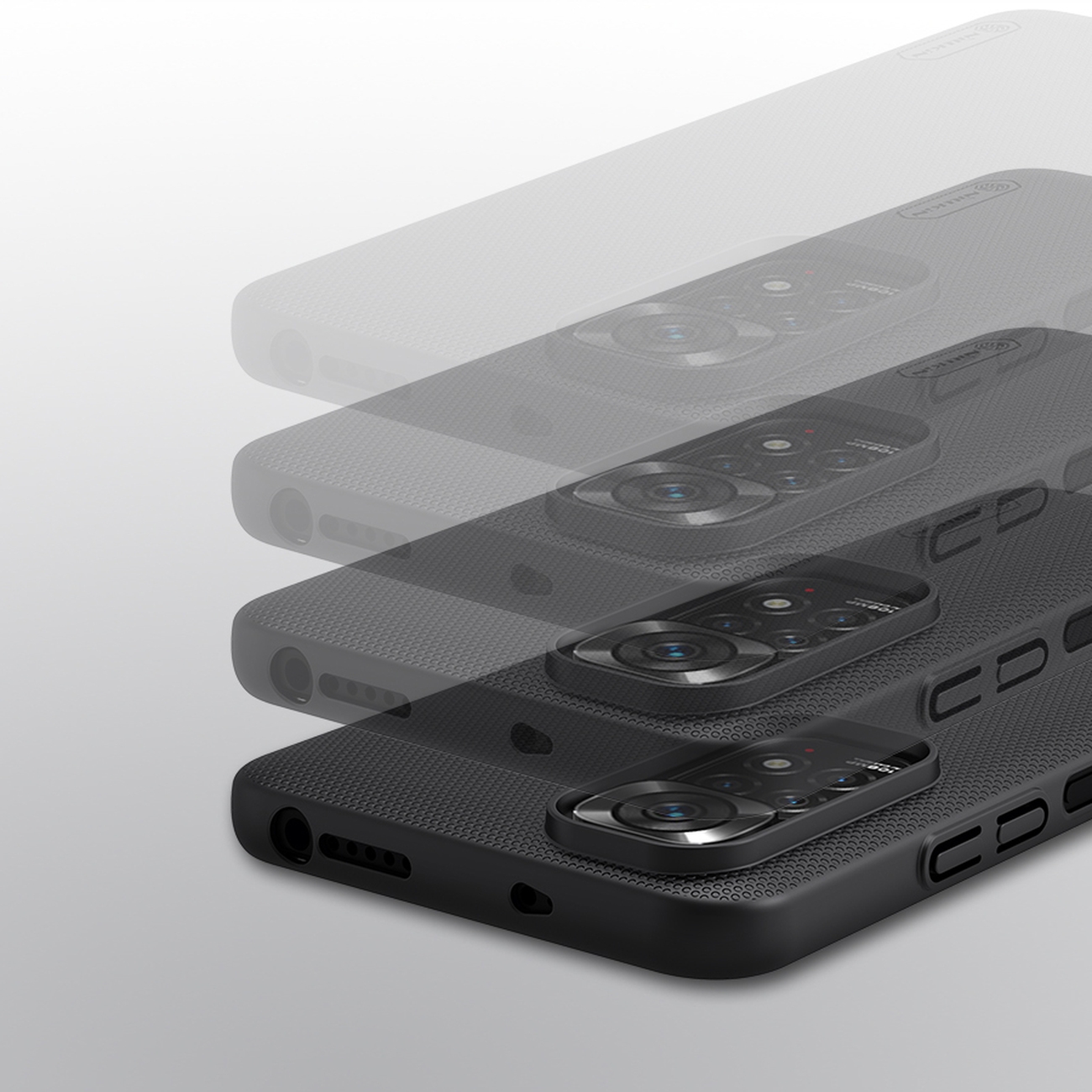 Pokrowiec Nillkin Super Frosted Shield niebieski Xiaomi Redmi Note 11S / 11