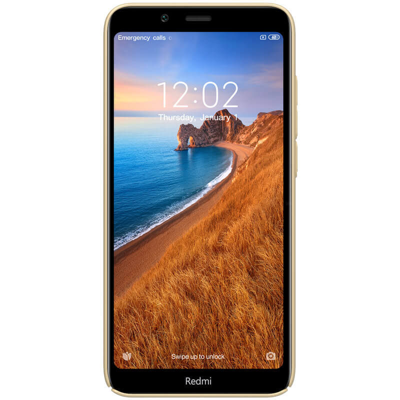 Pokrowiec Nillkin Super Frosted Shield z�oty Xiaomi Redmi 7A / 2