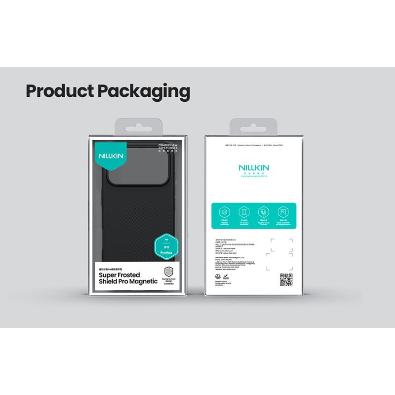 Pokrowiec Nillkin Super Shield czarny Apple iPhone 17 Pro Max / 6 Pokrowiec Nillkin Super Shield czarny Apple iPhone 17 Pro Max / 6