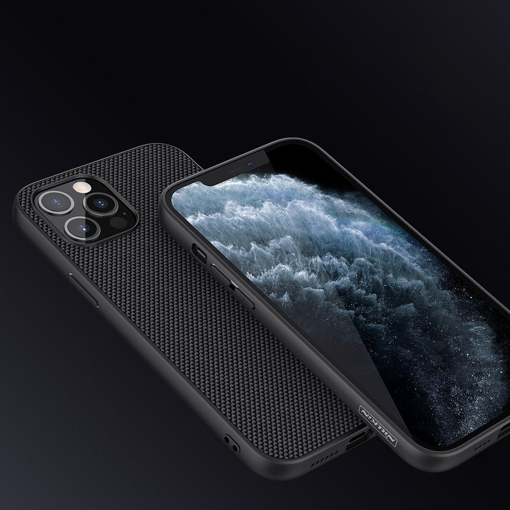 Pokrowiec Nillkin Textured Case czarny Apple iPhone 12 Pro Max / 7