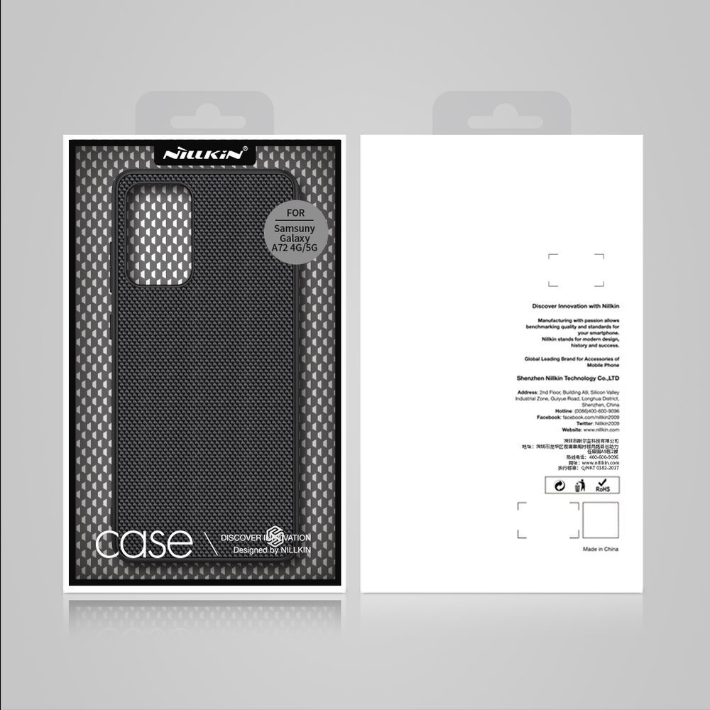 Pokrowiec Nillkin Textured Case czarny Samsung A72 4G / 5