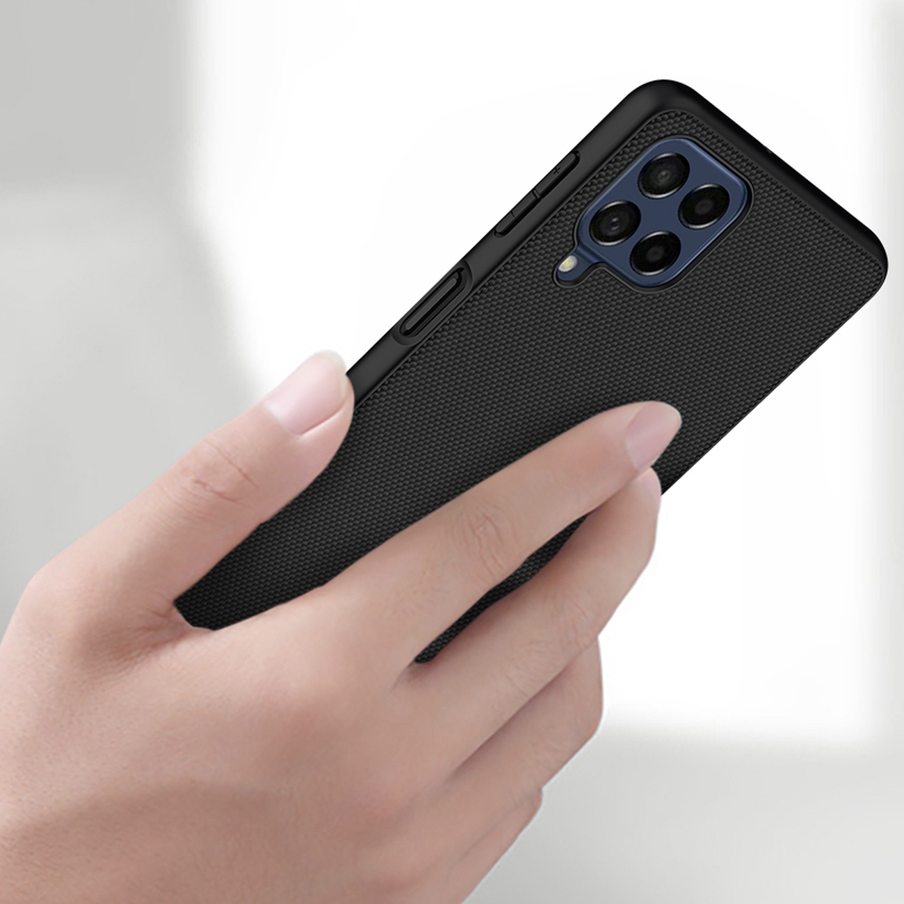 Pokrowiec Nillkin Textured Case czarny Samsung Galaxy M53 5G / 8