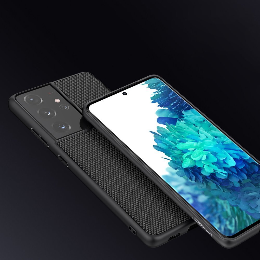 Pokrowiec Nillkin Textured Case czarny Samsung Galaxy S21 Ultra 5G / 10