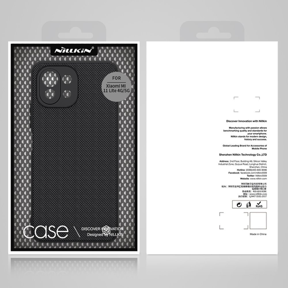 Pokrowiec Nillkin Textured Case czarny Xiaomi Mi 11 Lite 5G / 5