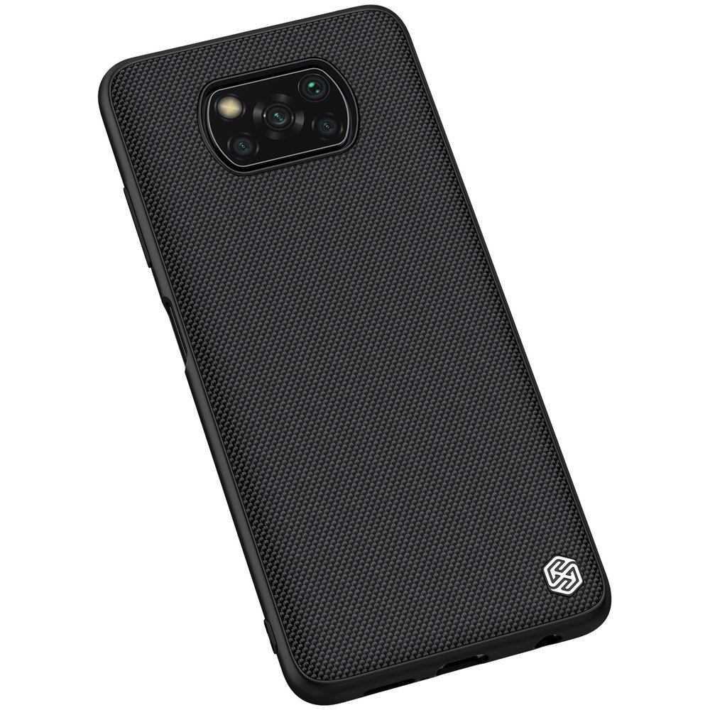 Pokrowiec Nillkin Textured Case czarny Xiaomi POCO X3 NFC / 7