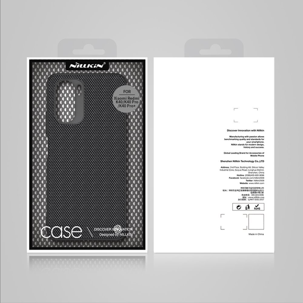 Pokrowiec Nillkin Textured Case czarny Xiaomi Redmi K40 Pro Plus / 5 Pokrowiec Nillkin Textured Case czarny Xiaomi Redmi K40 Pro Plus / 5