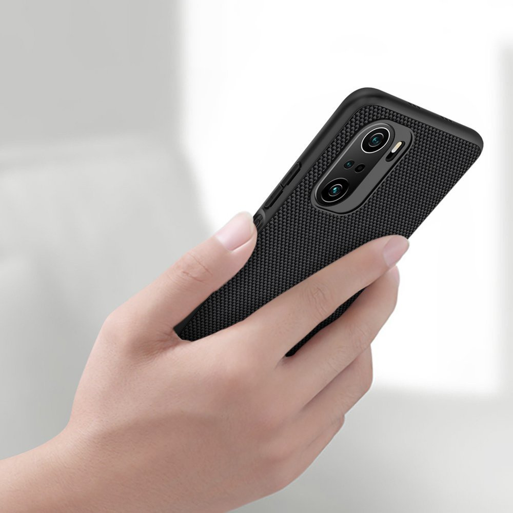 Pokrowiec Nillkin Textured Case czarny Xiaomi Redmi K40 Pro Plus / 8 Pokrowiec Nillkin Textured Case czarny Xiaomi Redmi K40 Pro Plus / 8