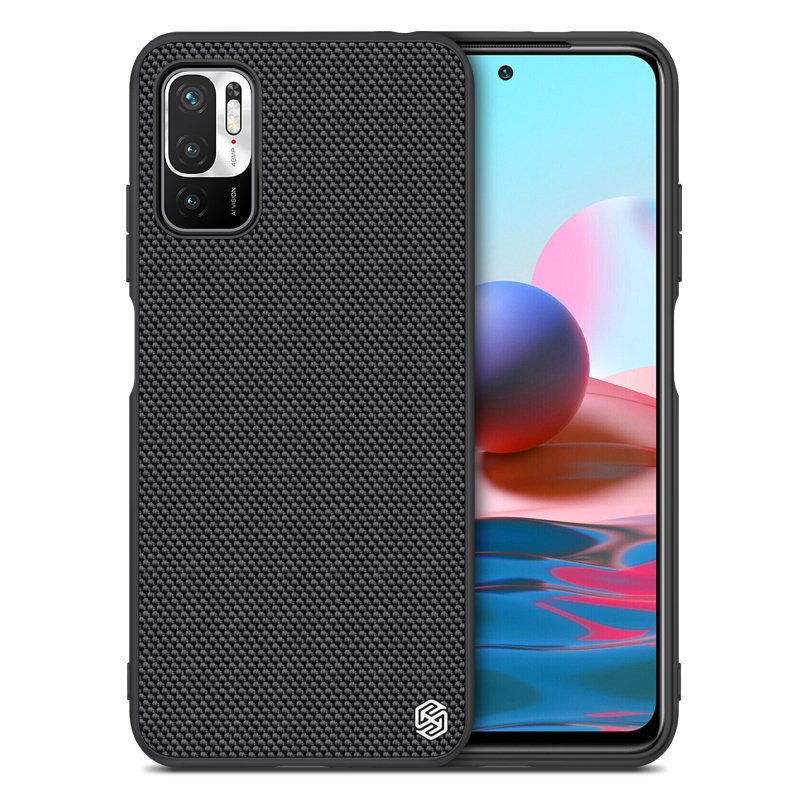 Pokrowiec Nillkin Textured Case czarny Xiaomi Redmi Note 10 5G / 7