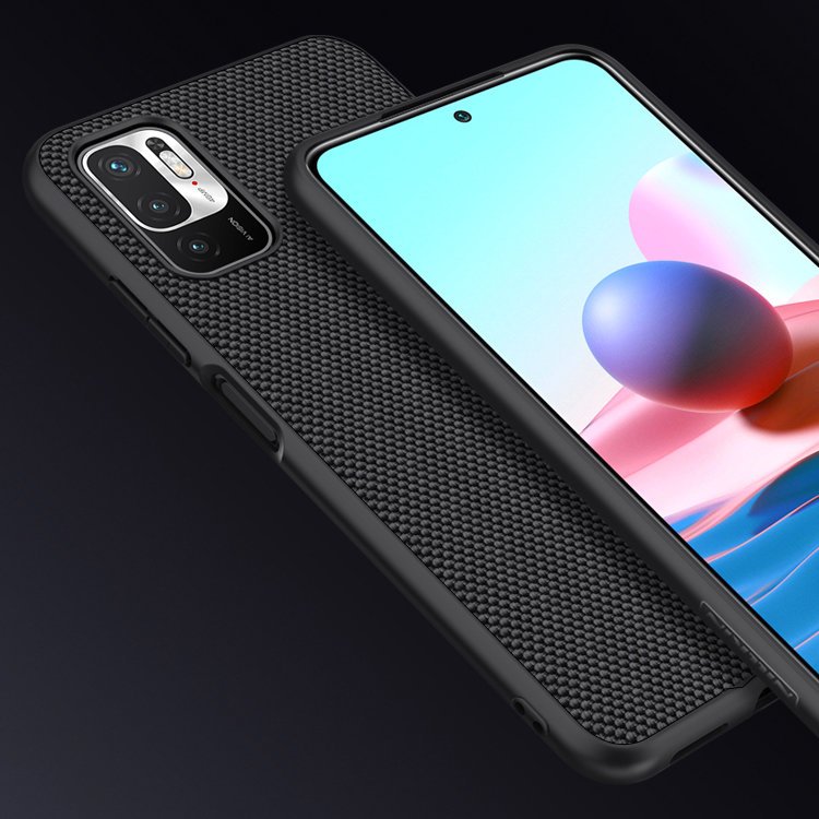 Pokrowiec Nillkin Textured Case czarny Xiaomi Redmi Note 10 5G / 9