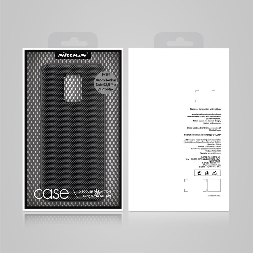 Pokrowiec Nillkin Textured Case czarny Xiaomi Redmi Note 9 Pro / 5