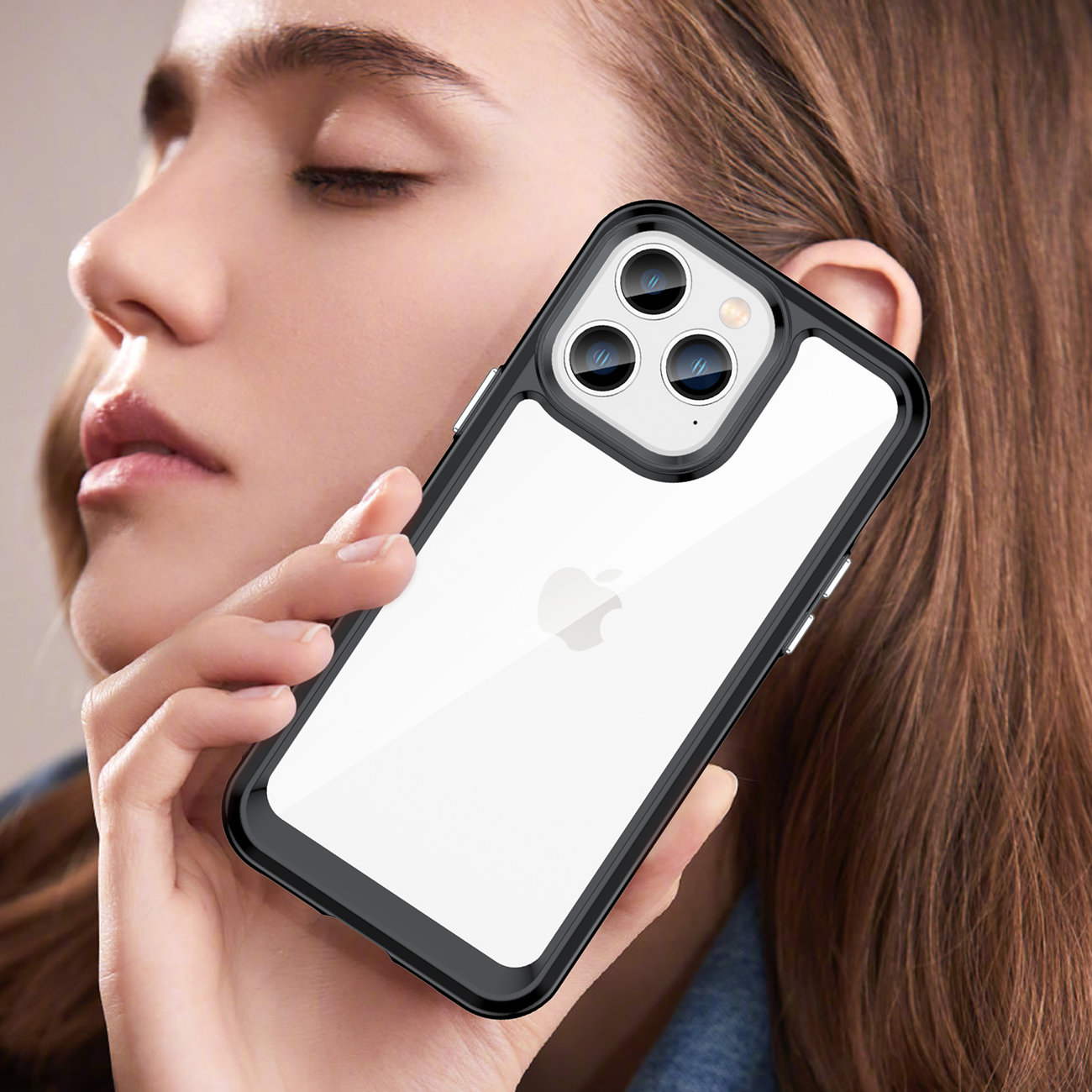 Pokrowiec Outer Space Case czarny Apple iPhone 14 Pro / 7 Pokrowiec Outer Space Case czarny Apple iPhone 14 Pro / 7