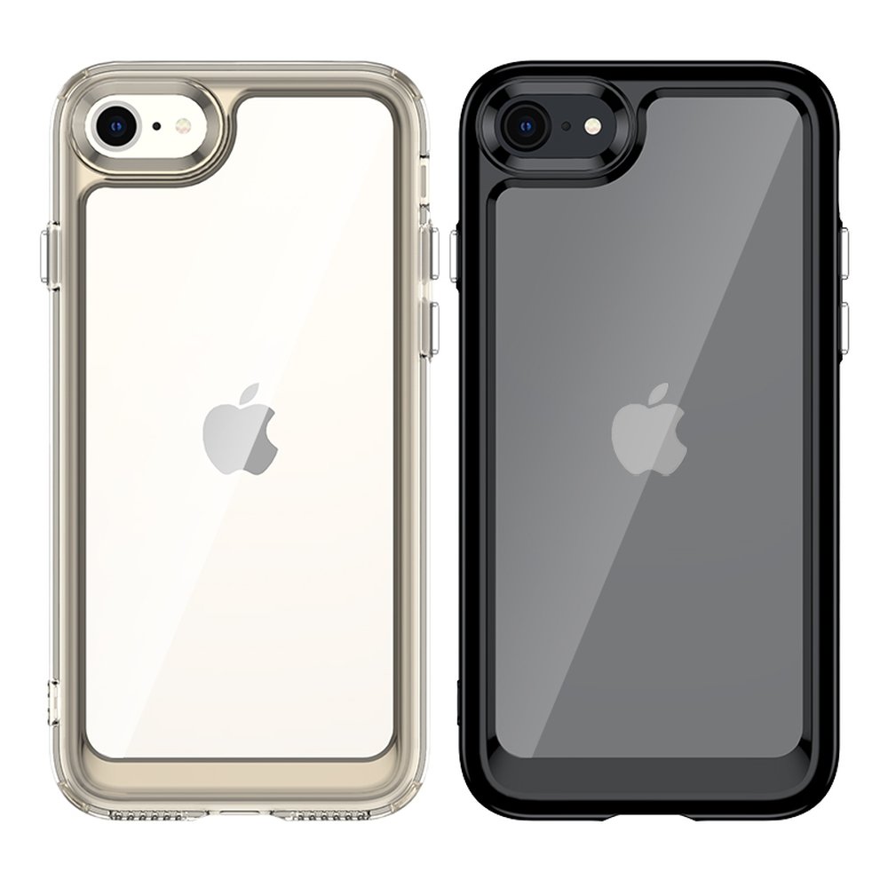 Pokrowiec Outer Space Case czarny Apple iPhone SE 2022 / 6