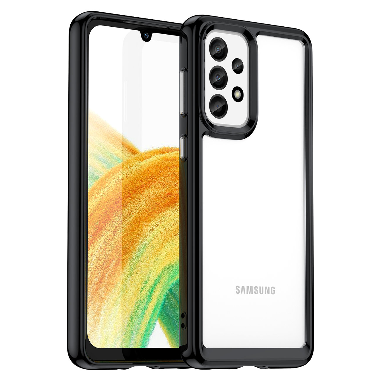 Pokrowiec Outer Space Case czarny Samsung Galaxy A33 5G / 12