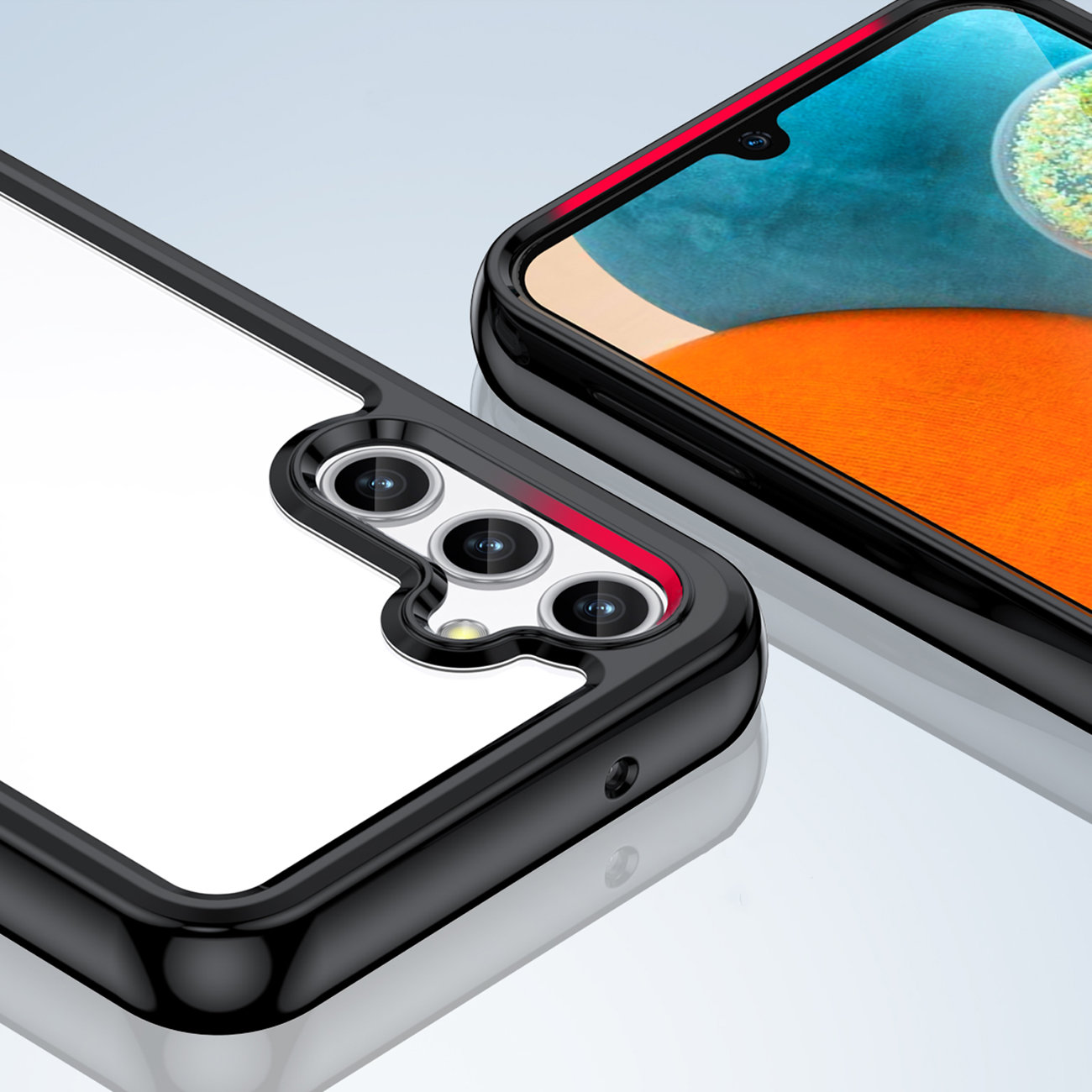 Pokrowiec Outer Space Case czarny Samsung Galaxy A14 5G / 6