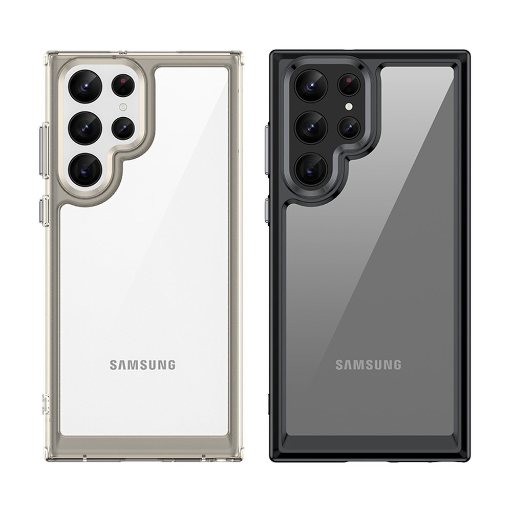 Pokrowiec Outer Space Case czarny Samsung Galaxy S22 Ultra / 6