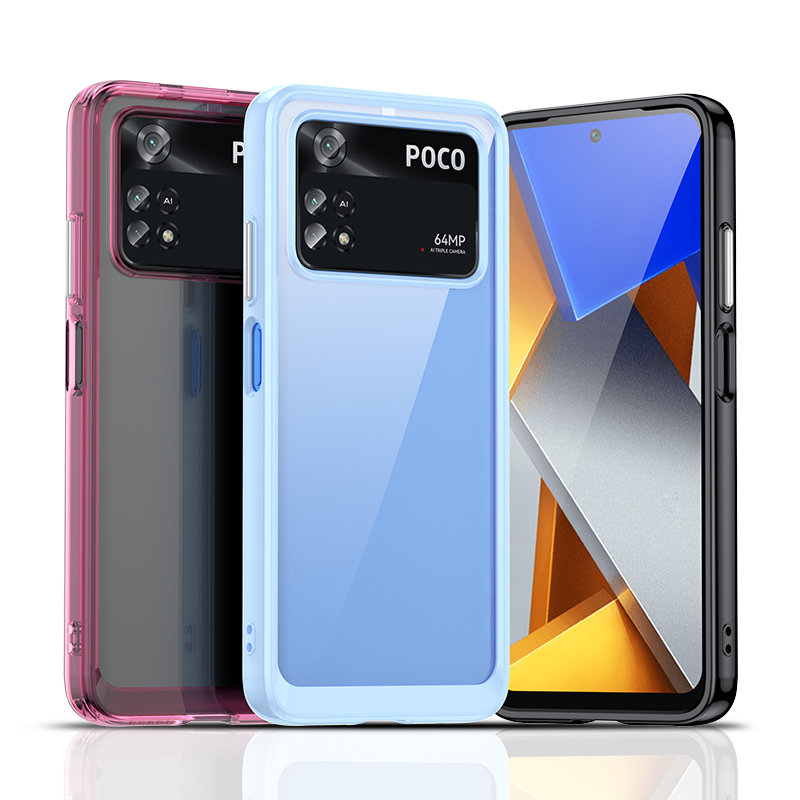 Pokrowiec Outer Space Case czarny Xiaomi POCO M4 Pro / 2