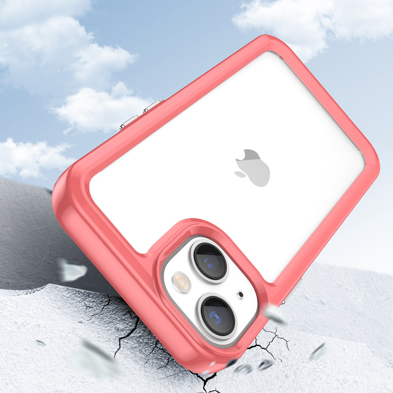Pokrowiec Outer Space Case czerwony Apple iPhone 14 / 3