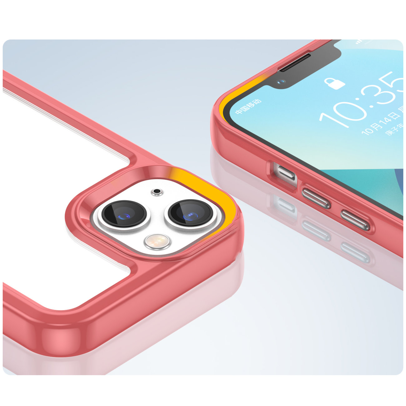 Pokrowiec Outer Space Case czerwony Apple iPhone 14 / 6