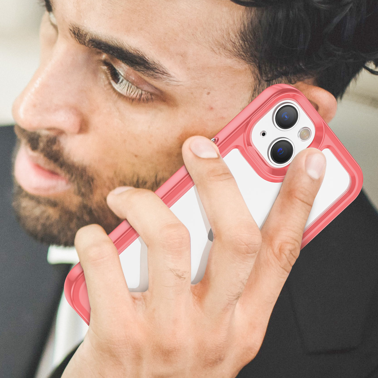 Pokrowiec Outer Space Case czerwony Apple iPhone 14 Plus / 7