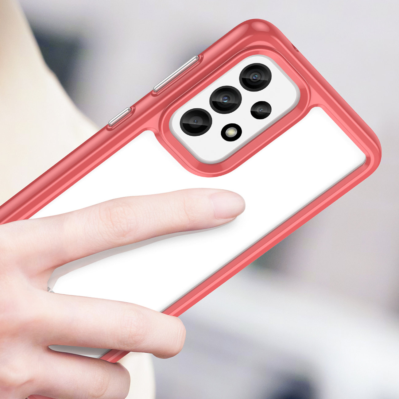 Pokrowiec Outer Space Case czerwony Samsung Galaxy A33 5G / 5