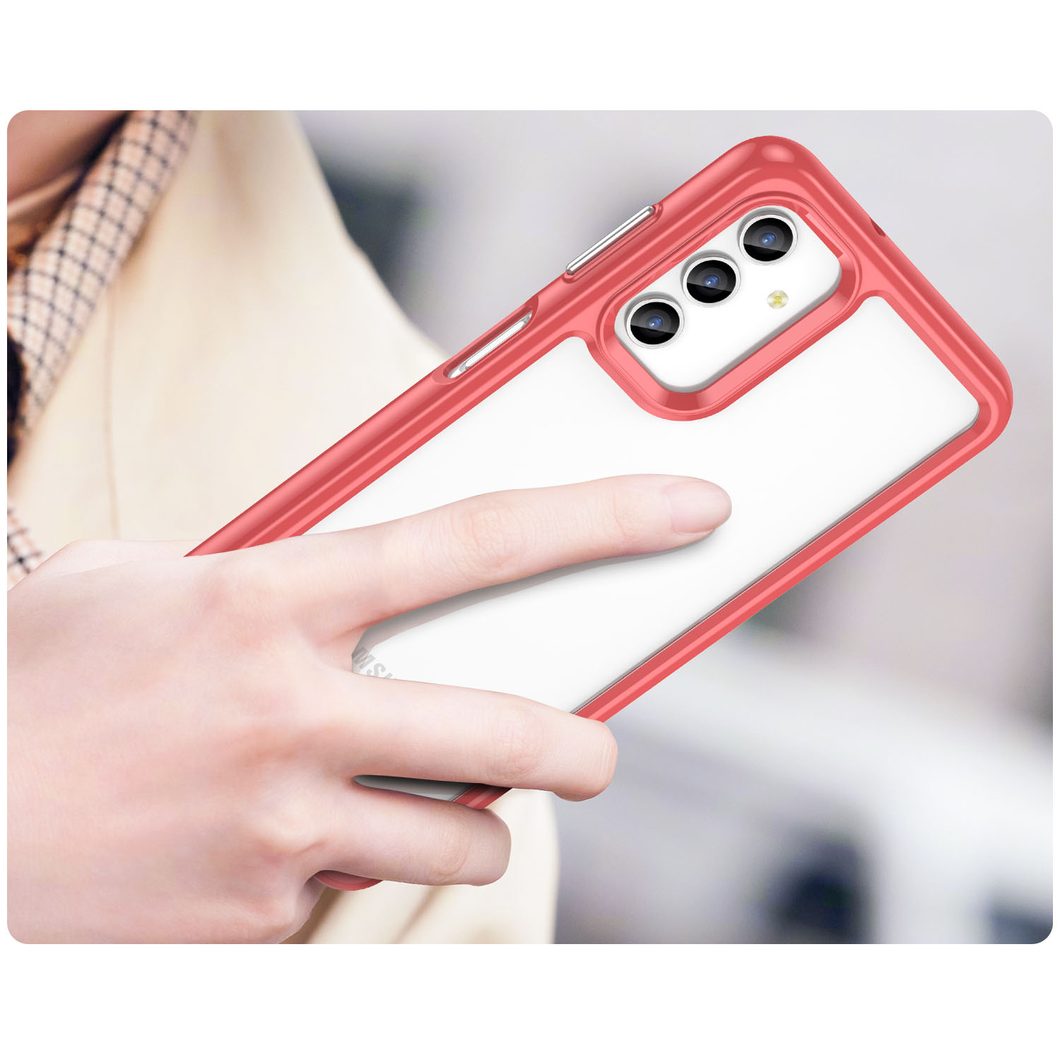 Pokrowiec Outer Space Case czerwony Samsung Galaxy A13 5G / 4