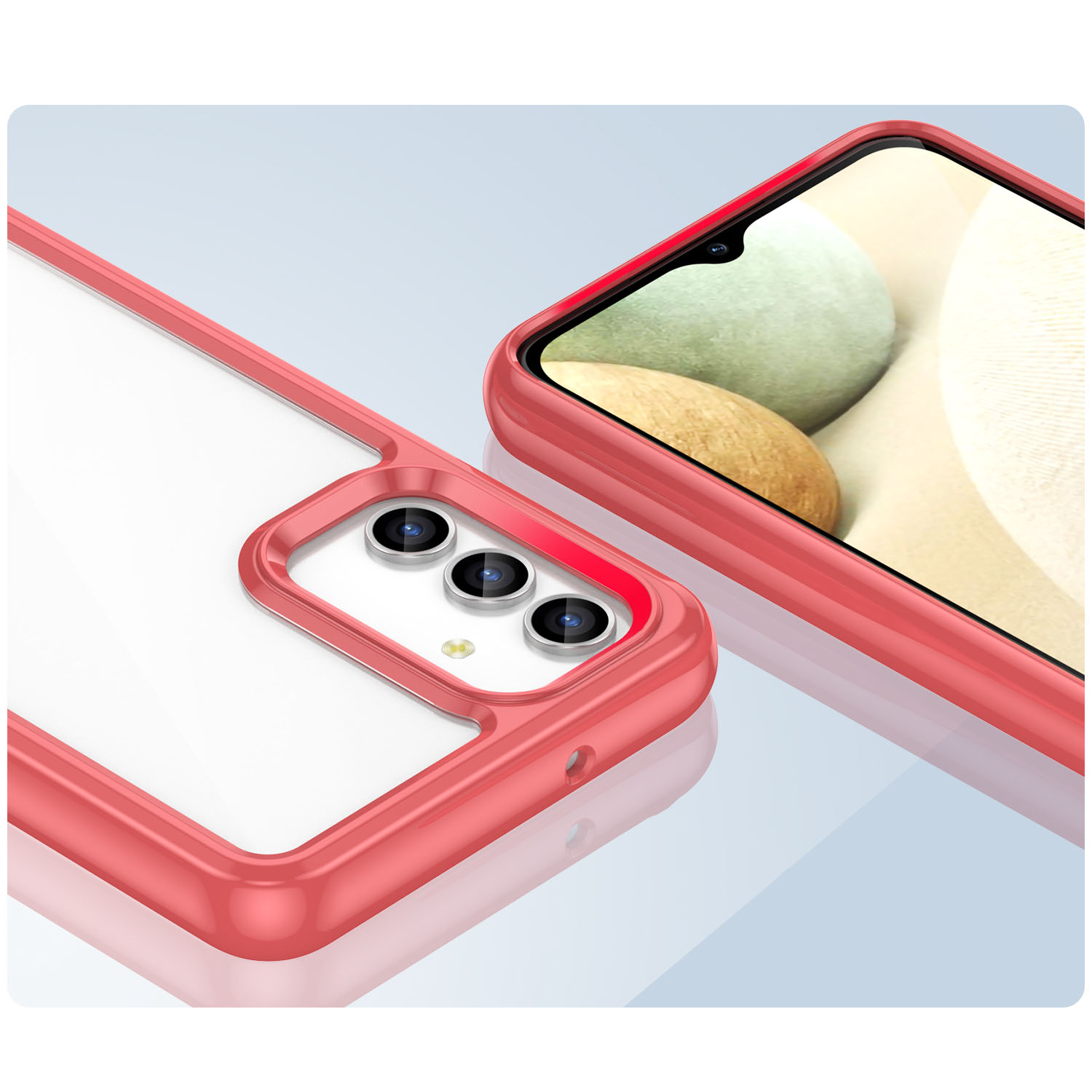 Pokrowiec Outer Space Case czerwony Samsung Galaxy A13 5G / 5