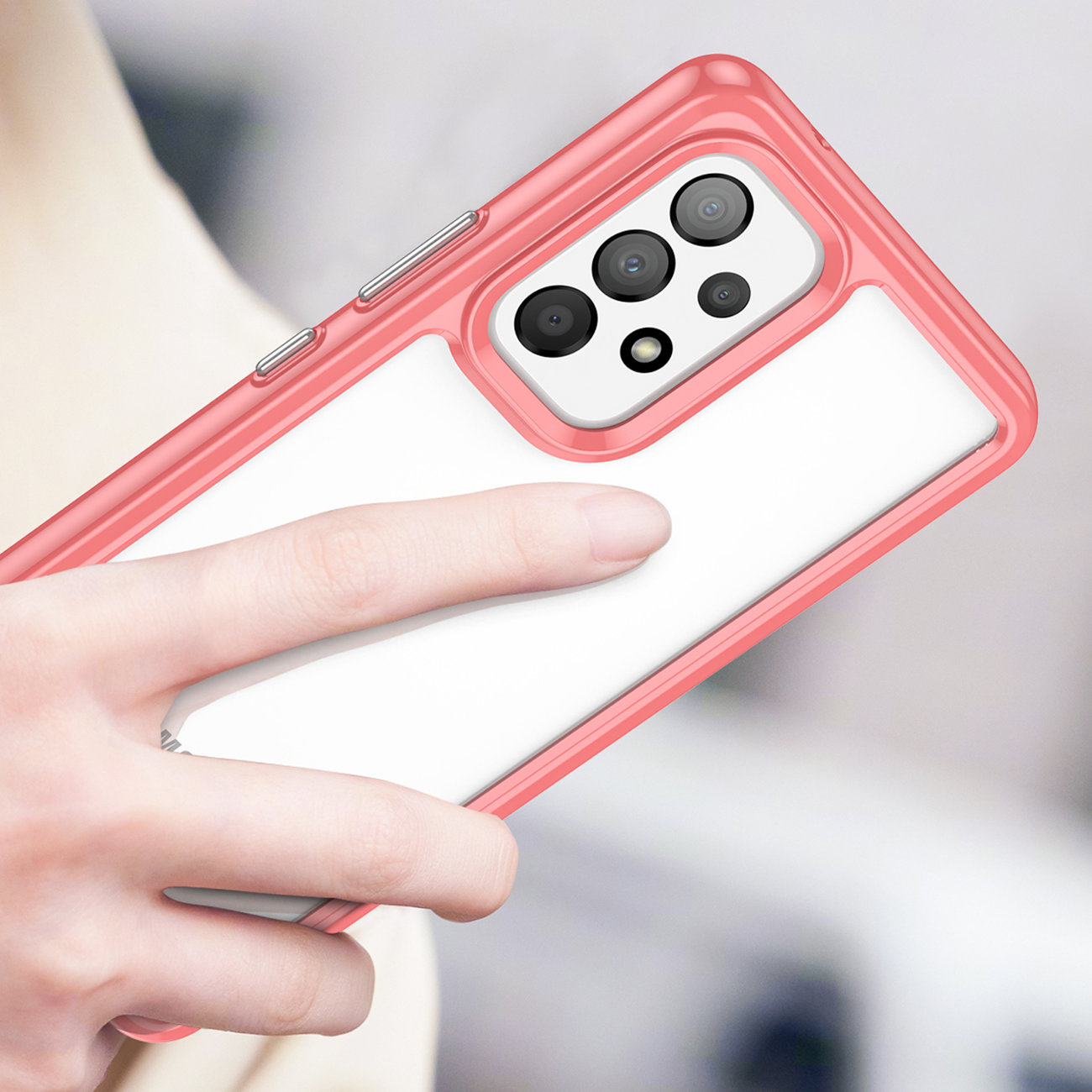 Pokrowiec Outer Space Case czerwony Samsung Galaxy A53 5G / 5 Pokrowiec Outer Space Case czerwony Samsung Galaxy A53 5G / 5