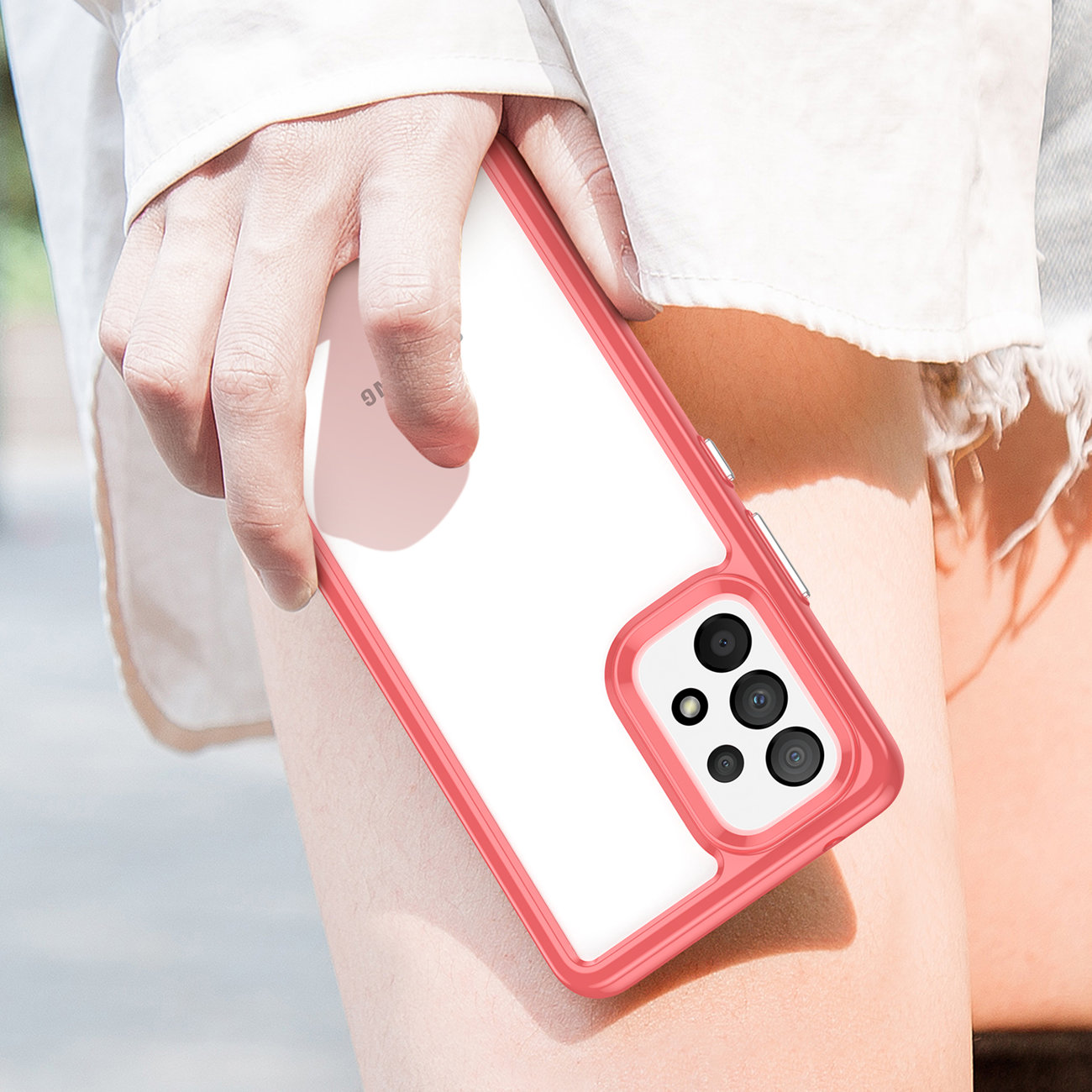 Pokrowiec Outer Space Case czerwony Samsung Galaxy A53 5G / 7 Pokrowiec Outer Space Case czerwony Samsung Galaxy A53 5G / 7