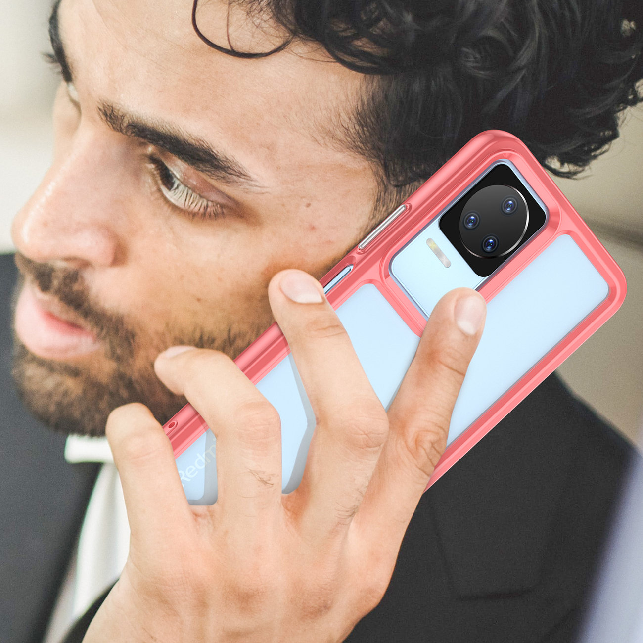 Pokrowiec Outer Space Case czerwony Xiaomi POCO F4 5G / 7