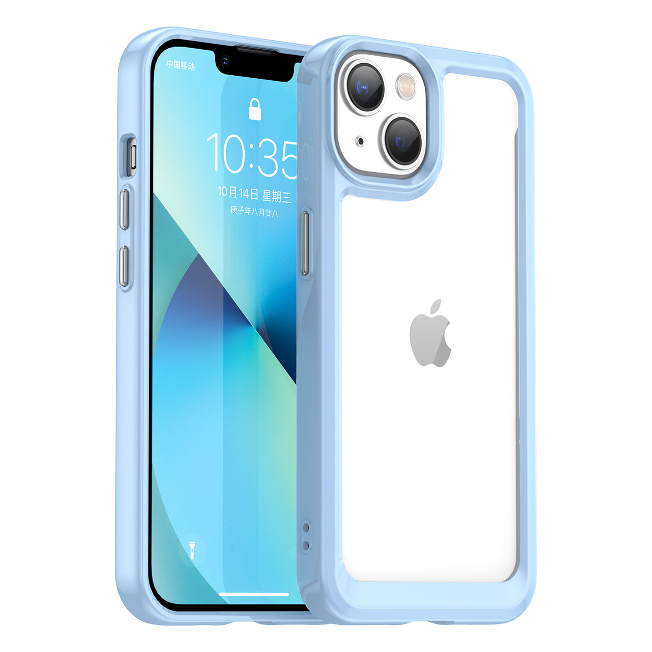 Pokrowiec Outer Space Case niebieski Apple iPhone 14