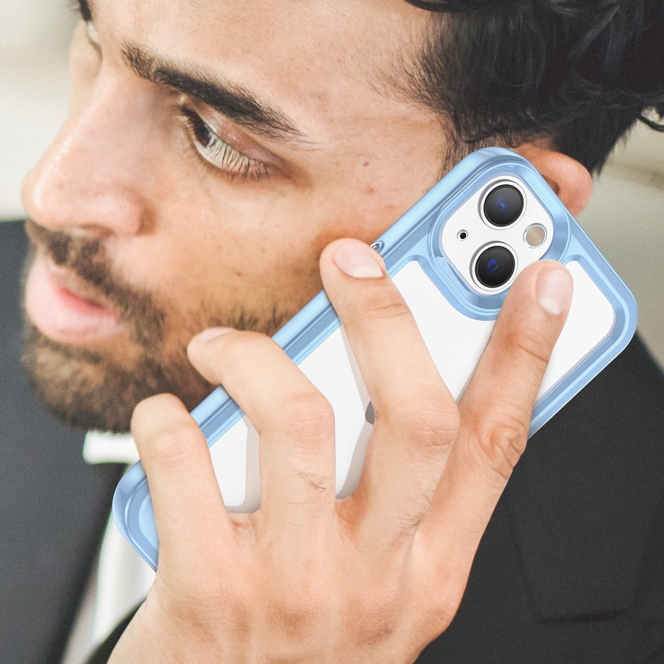 Pokrowiec Outer Space Case niebieski Apple iPhone 14 Plus / 7