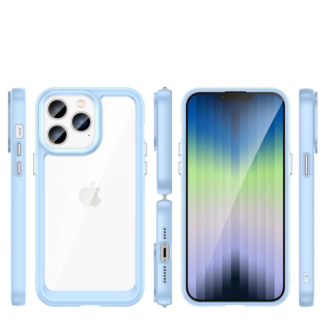 Pokrowiec Outer Space Case niebieski Apple iPhone 14 Pro / 2 Pokrowiec Outer Space Case niebieski Apple iPhone 14 Pro / 2