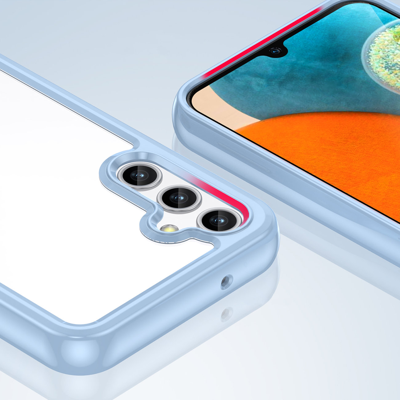 Pokrowiec Outer Space Case niebieski Samsung Galaxy A14 5G / 6 Pokrowiec Outer Space Case niebieski Samsung Galaxy A14 5G / 6