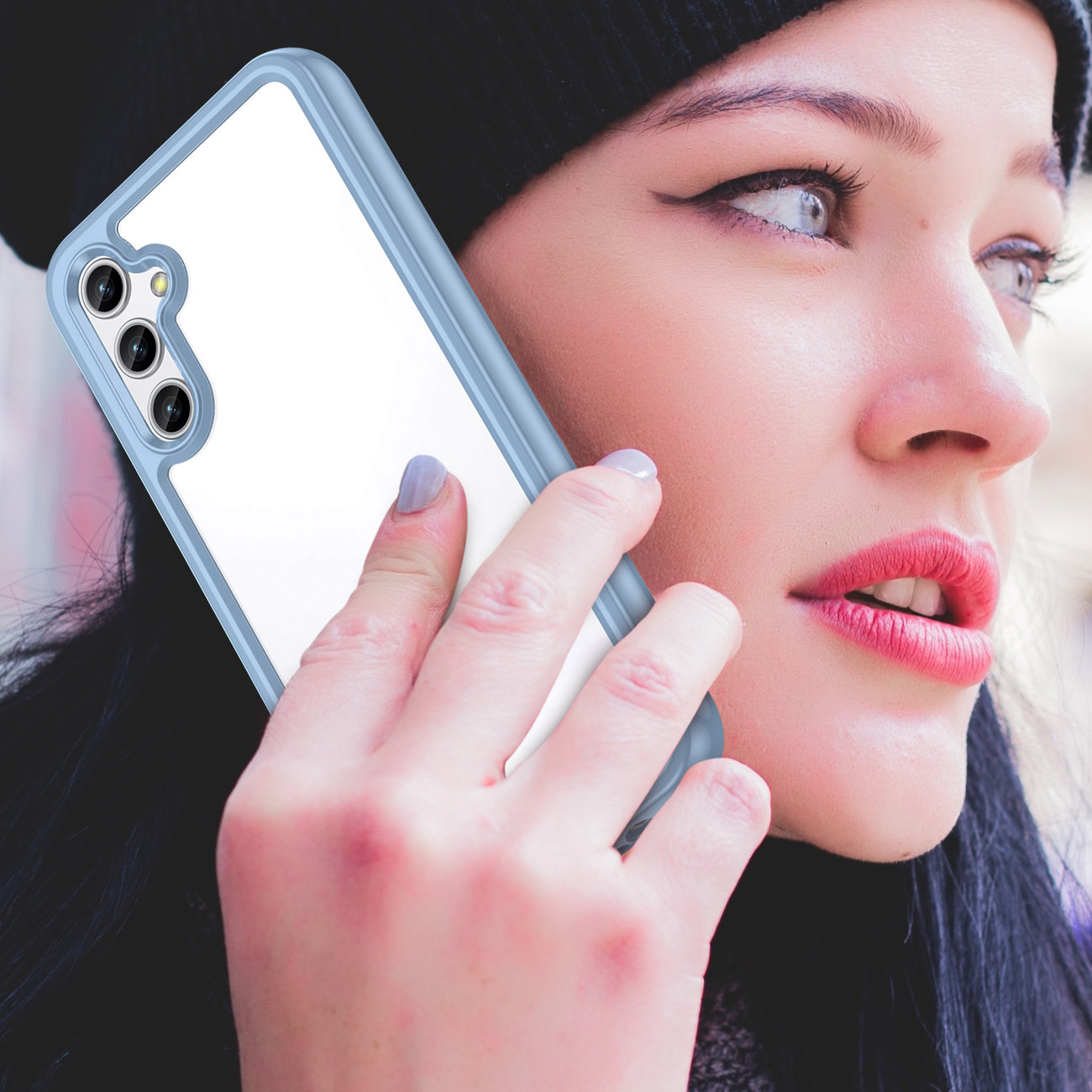 Pokrowiec Outer Space Case niebieski Samsung Galaxy A34 5G / 3