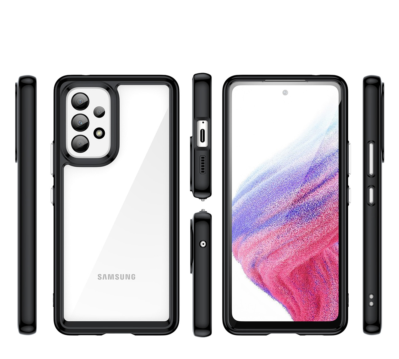 Pokrowiec Outer Space Case niebieski Samsung Galaxy A53 5G / 8 Pokrowiec Outer Space Case niebieski Samsung Galaxy A53 5G / 8