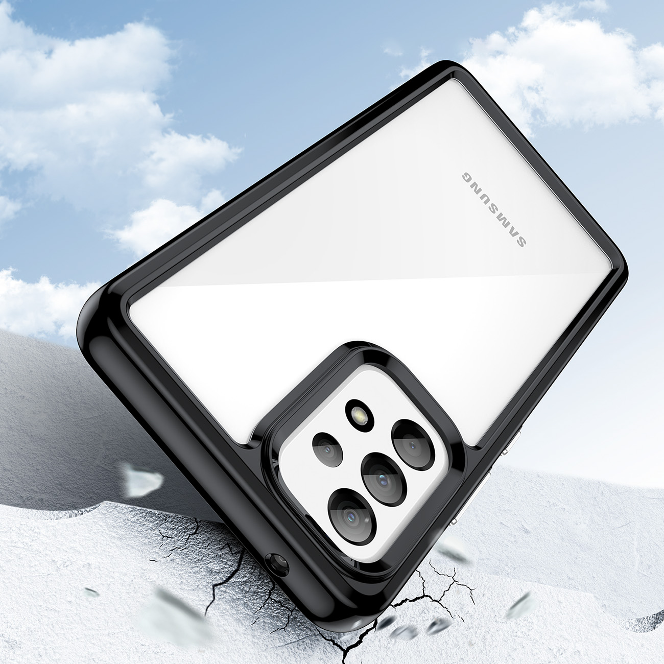 Pokrowiec Outer Space Case niebieski Samsung Galaxy A53 5G / 9 Pokrowiec Outer Space Case niebieski Samsung Galaxy A53 5G / 9